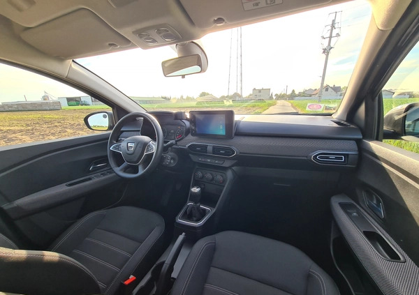 Dacia Sandero cena 27400 przebieg: 9770, rok produkcji 2021 z Witnica małe 254